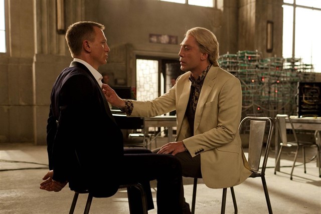 Daniel Craig y Javier Bardem a "Skyfall"