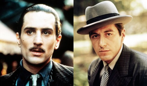 Robert De Niro i Al Pacino a "The Godfather: Part II"
