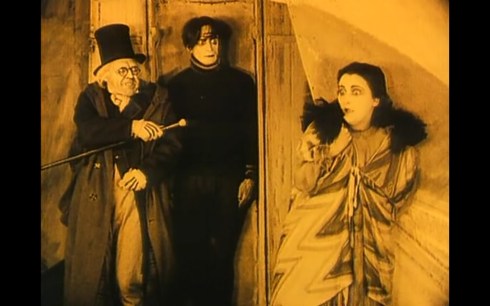 Caracterización del Dr. Caligari, Cesare y Jane