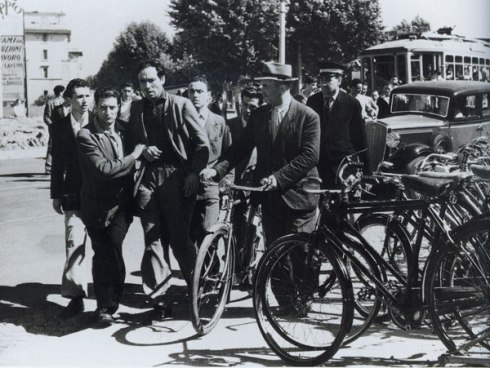 Escenario de "Ladrón de bicicletas" (1948), de Vittorio De Sica