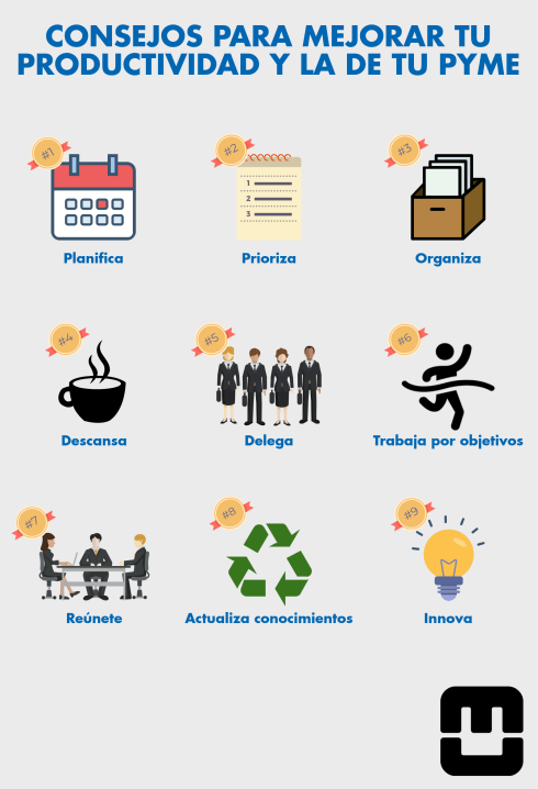 Consejos para mejorar tu productividad y la de tu negocio