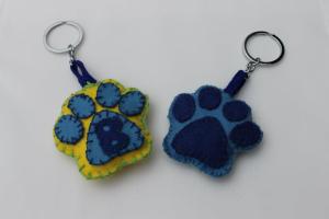 Llaveros personalizados con la huella de tu perro